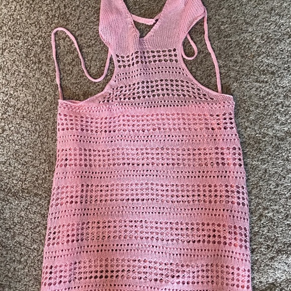 Pink Crochet Swimsuit Cover👒FREE📦 - Picture 5 of 6